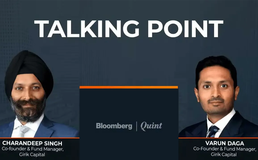 Interview with Bloomberg Quint (14th August, 2020)